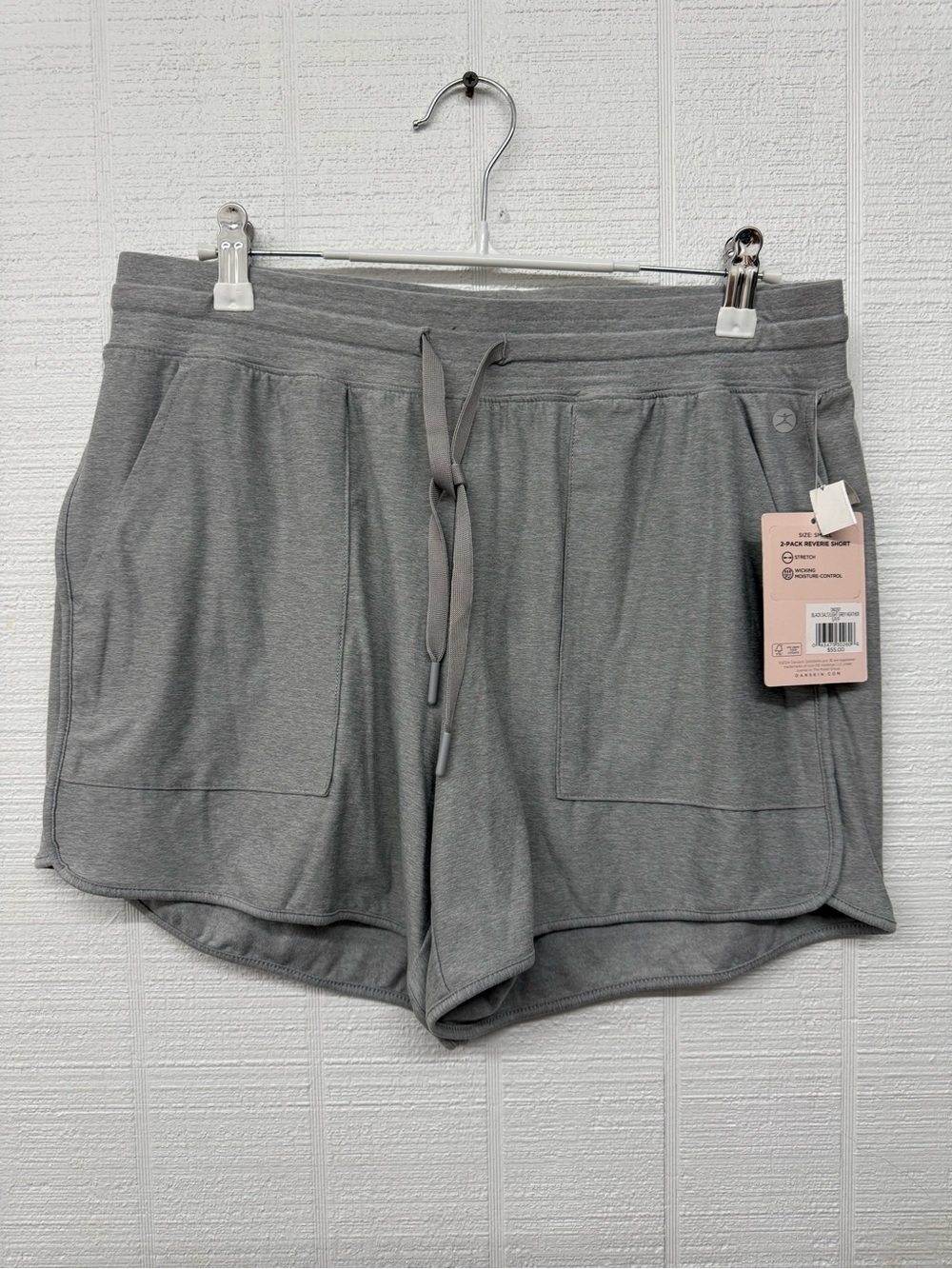 Danskin Gray Athletic Drawstring Shorts